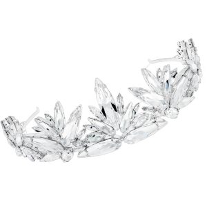 Crystal crown, , swarovski, handmade, jewel, silver, elegant,, gift, cadou, accesories, sparkle, elegance, feminine, femei